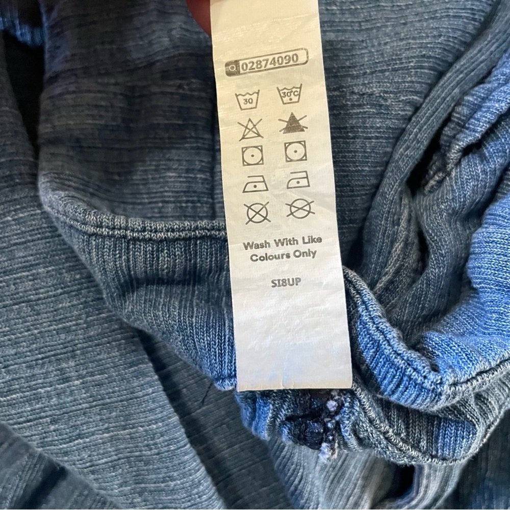Halara Flex™ Mid Rise Pockets Barrel Leg Washed Casual Carrot Jeans Size Large - Picture 2 of 7